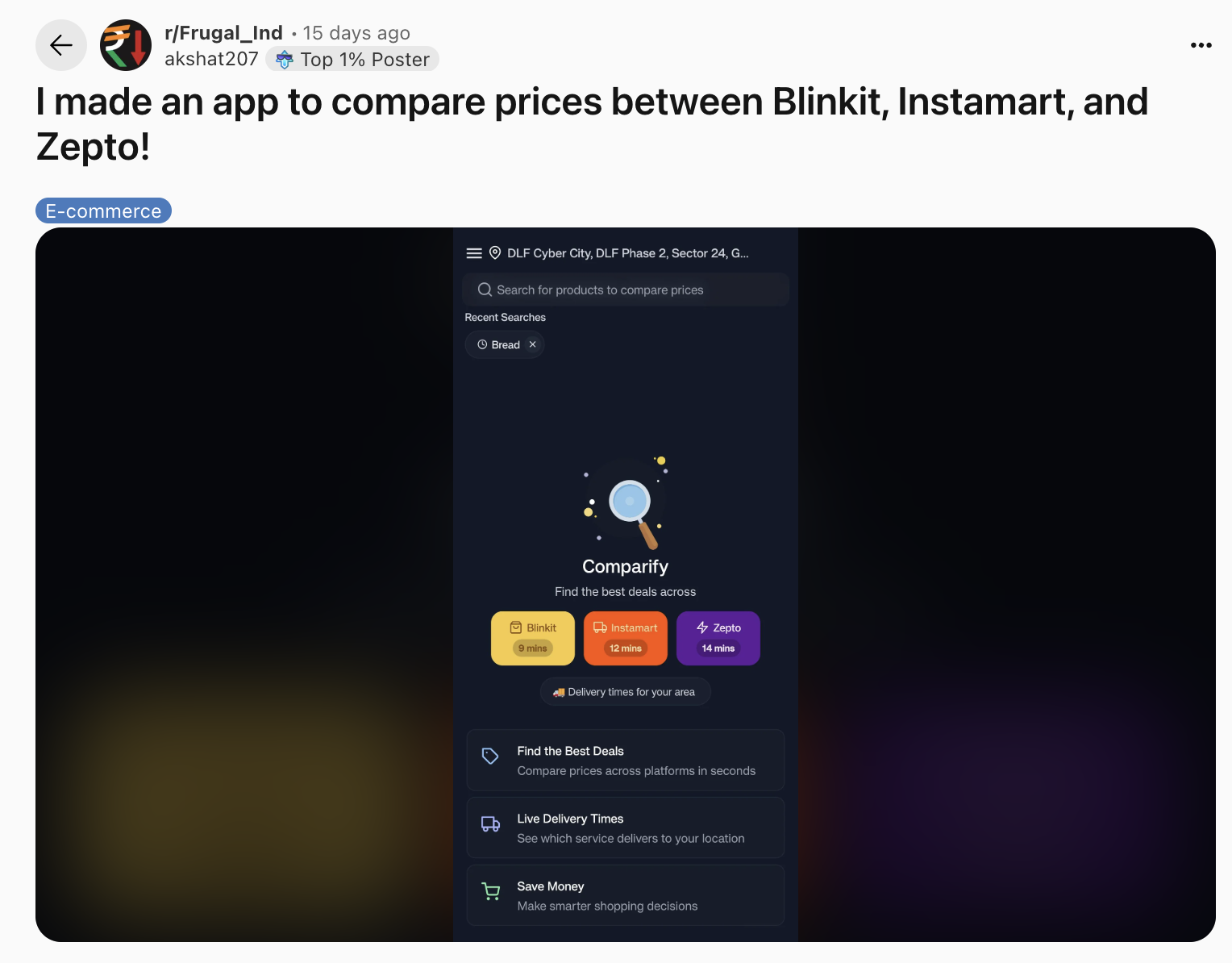 How to Promote a Price Comparison App on Reddit Organically